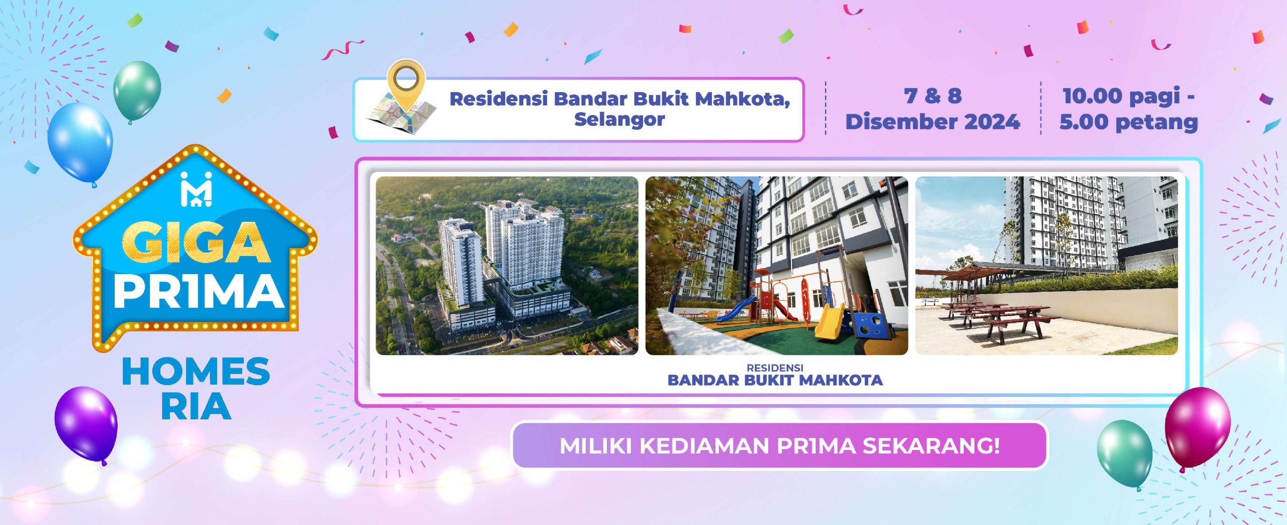 Microsite GIGA Ria Banner - Residensi Bandar Bukit Mahkota