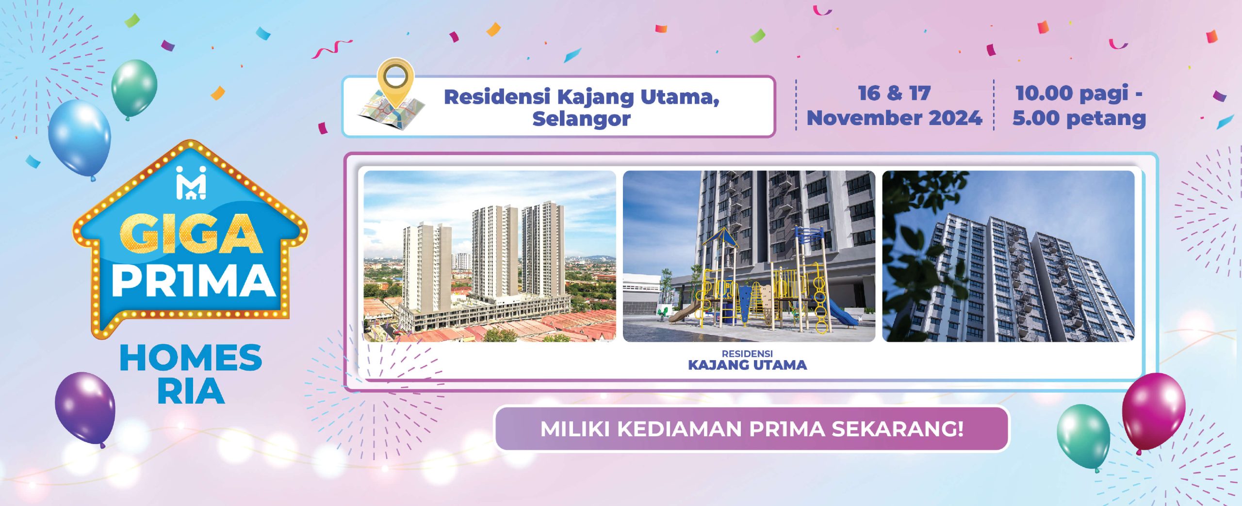 Microsite GIGA Ria Banner - Residensi Kajang Utama